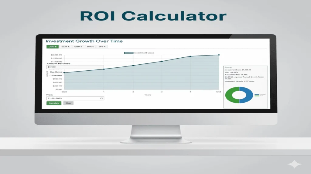 ROI Calculator- Return on Investment (ROI) Calculator